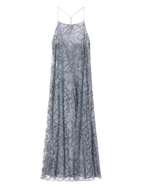Emporio Armani sequin-embellished maxi dress