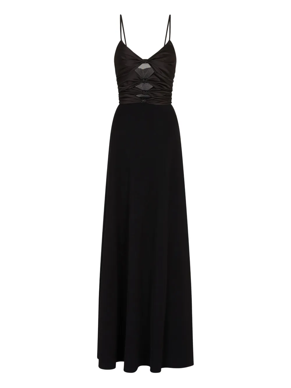 Emporio Armani bow-embellished maxi dress | Black | Image 1