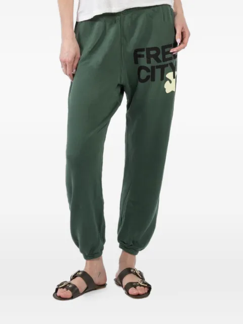 FreeCity Superfluff Lux OG graphic print track pants