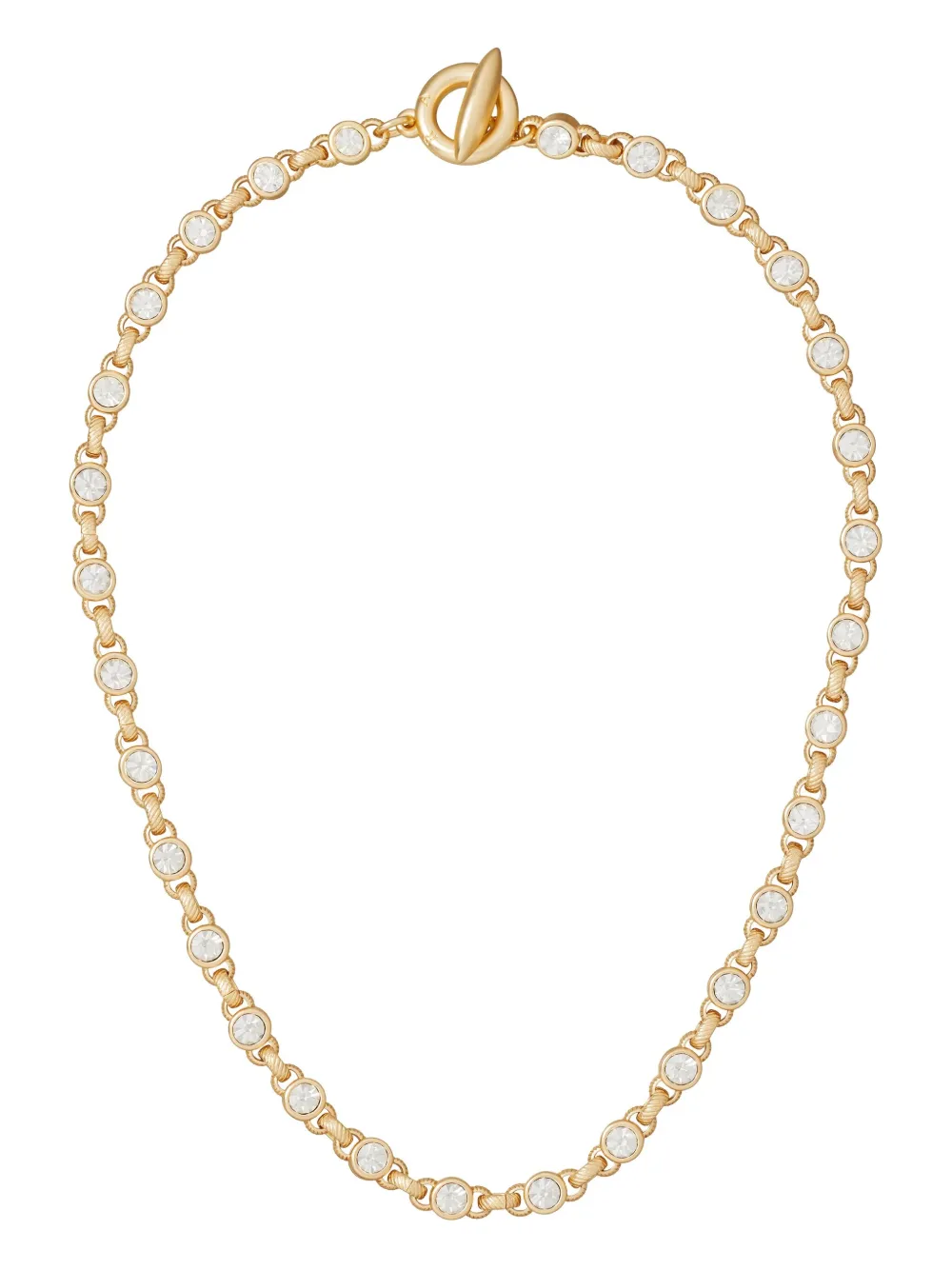 Roxanne Assoulin jeweled link necklace | Gold | Image 1