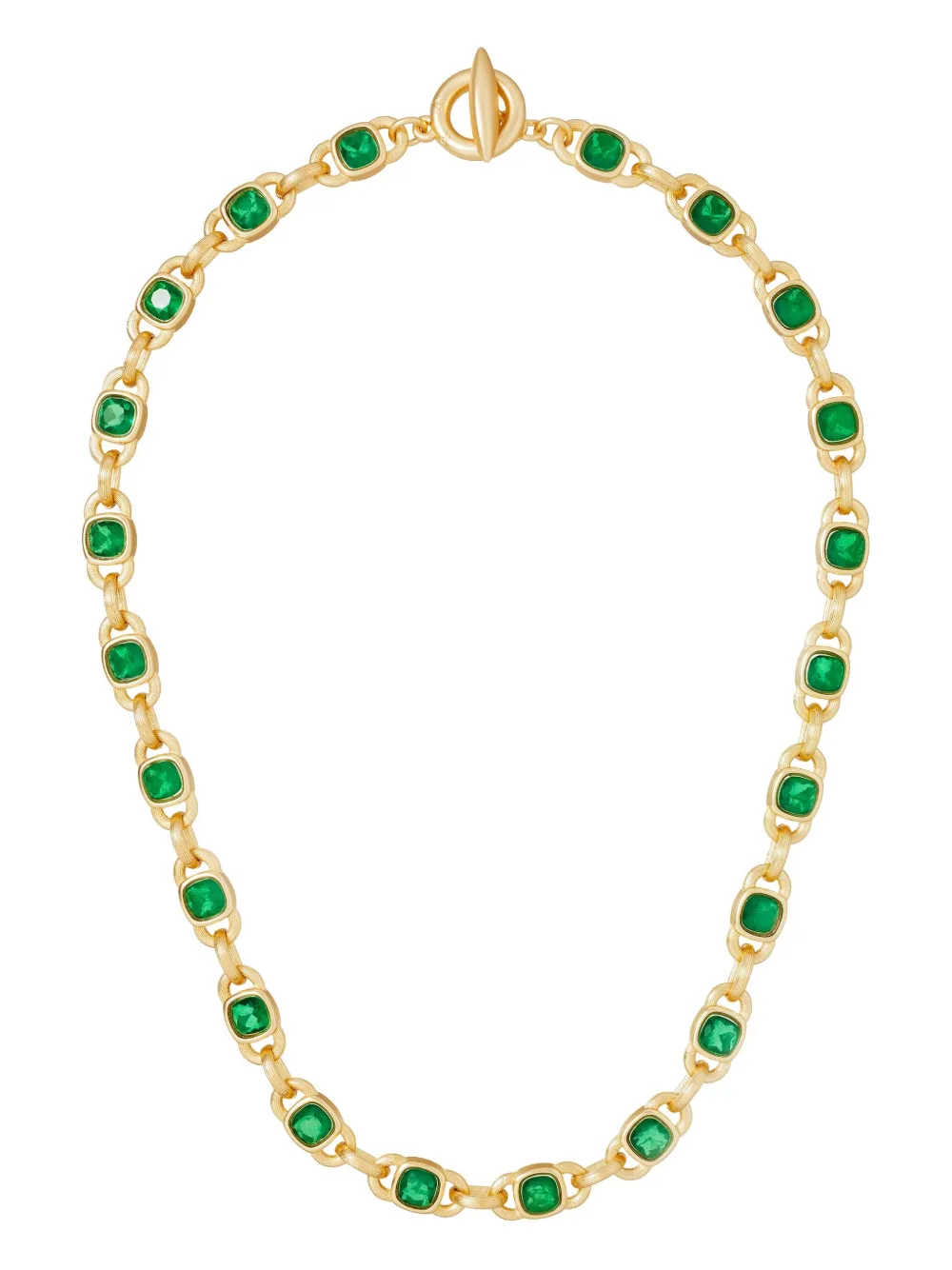 Roxanne Assoulin jeweled link necklace | Gold | Image 1
