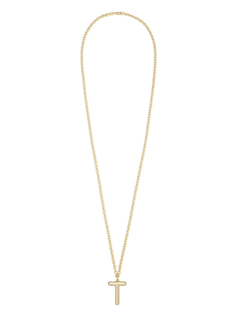Roxanne Assoulin Big Puffy Initial necklace - Oro