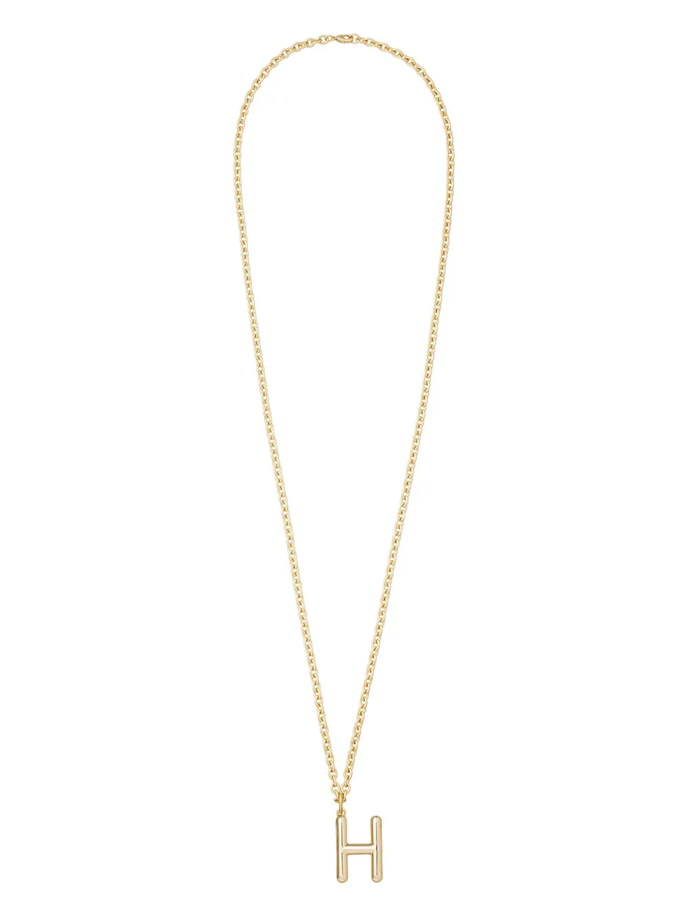 Roxanne Assoulin Big Puffy Initial necklace - Oro