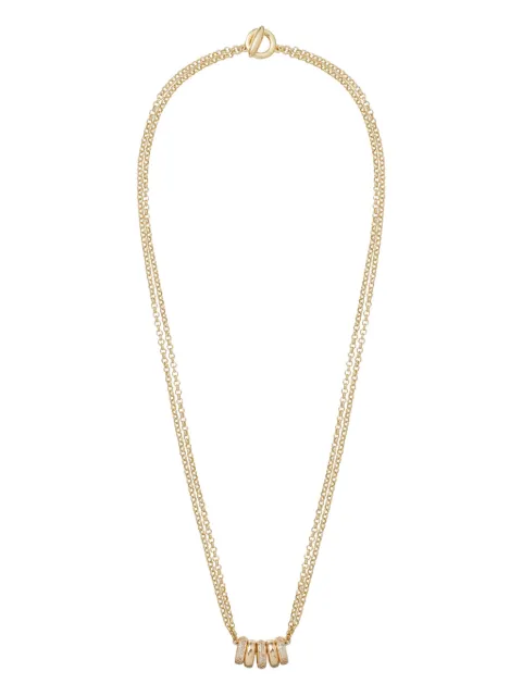 Roxanne Assoulin pave slider necklace