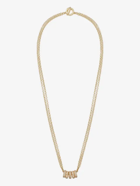 Roxanne Assoulin pave slider necklace