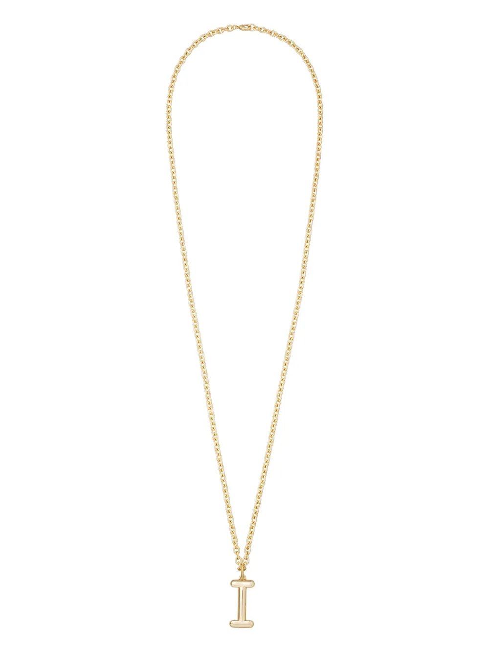 Roxanne Assoulin Big Puffy Initial necklace - Oro