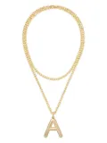 Roxanne Assoulin puffy initial necklace - Gold
