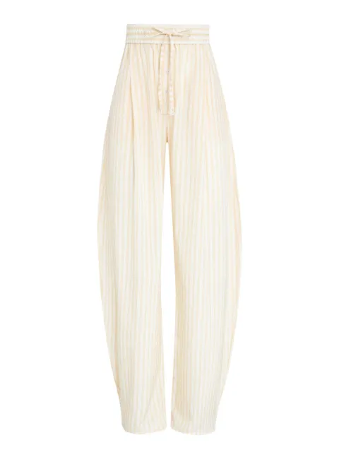 Andrea Bogosian Jilu striped tapered trousers
