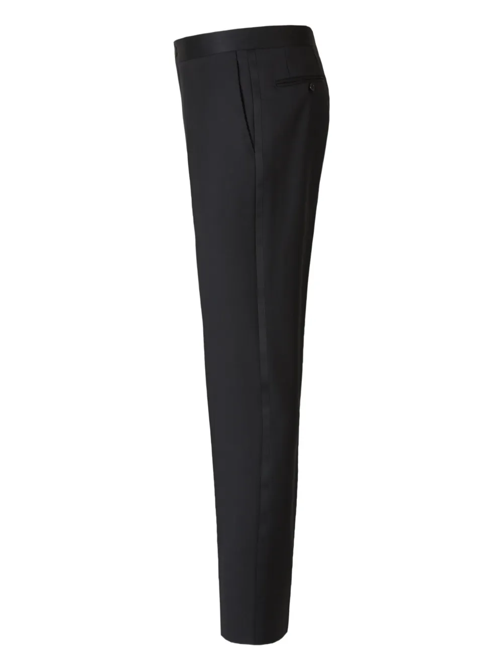 Canali wool single-breasted suit Zwart
