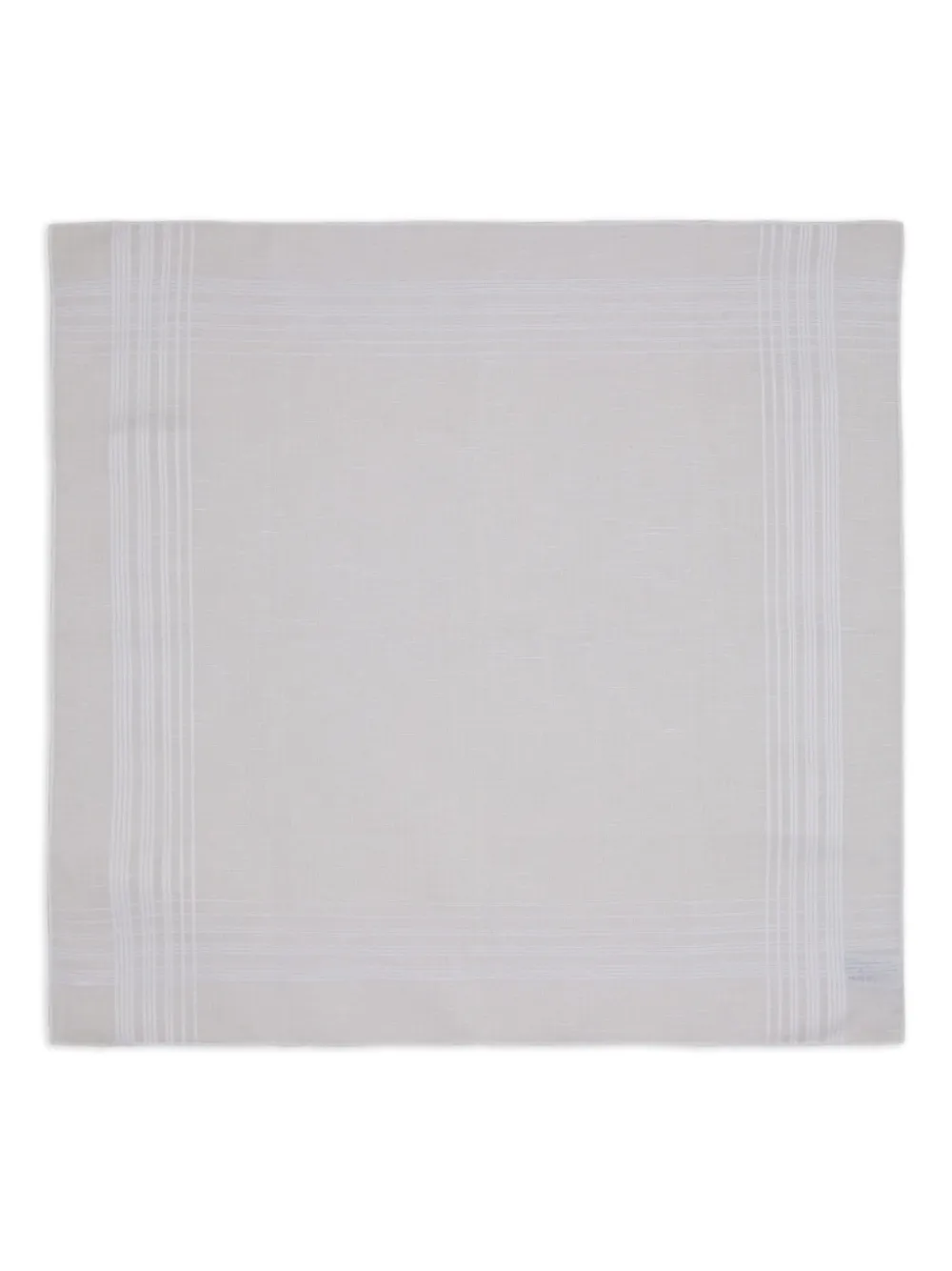 Simonnot Godard striped pocket square (set of three) Wit