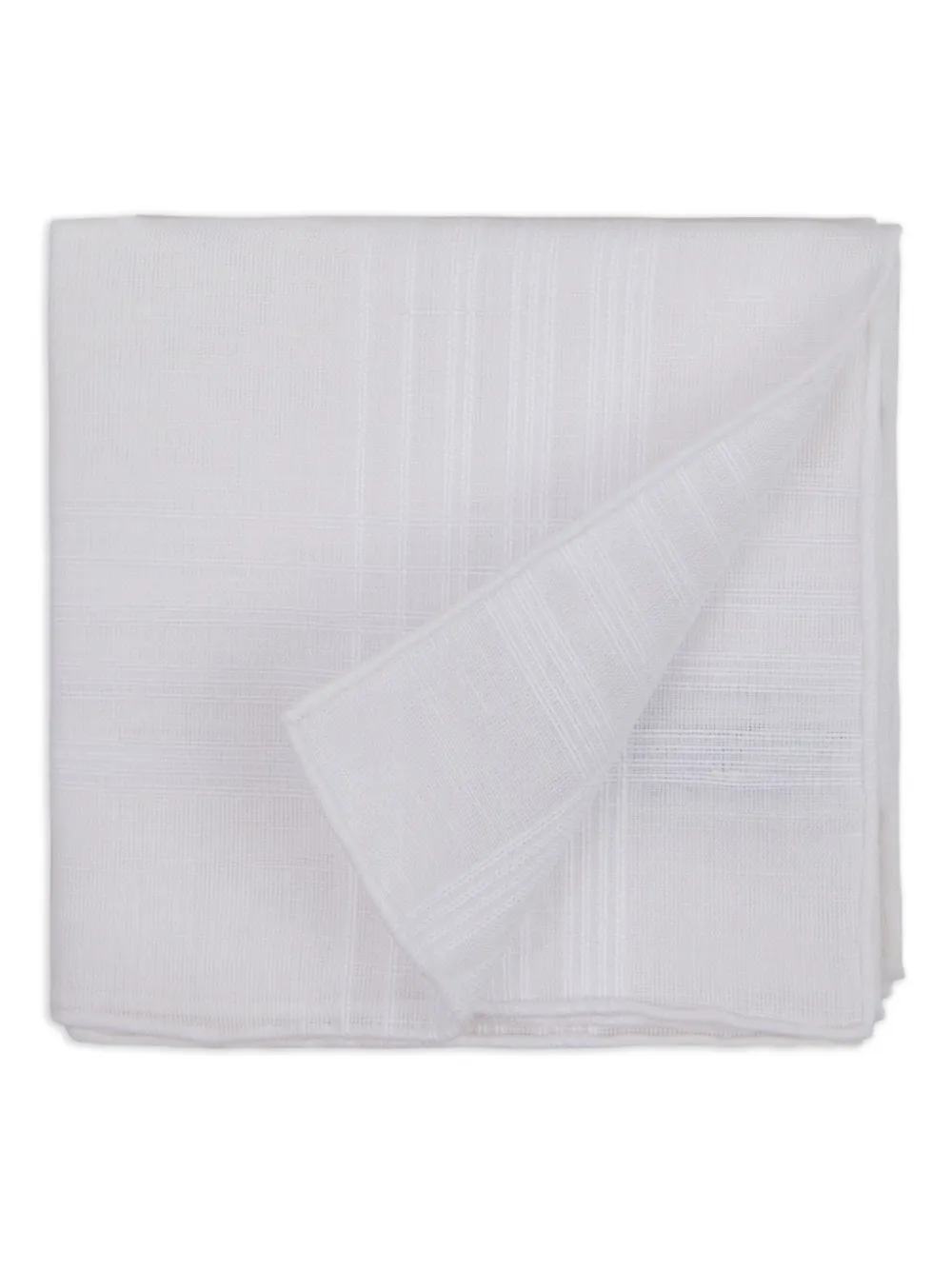 Simonnot Godard striped pocket square (set of three) Wit