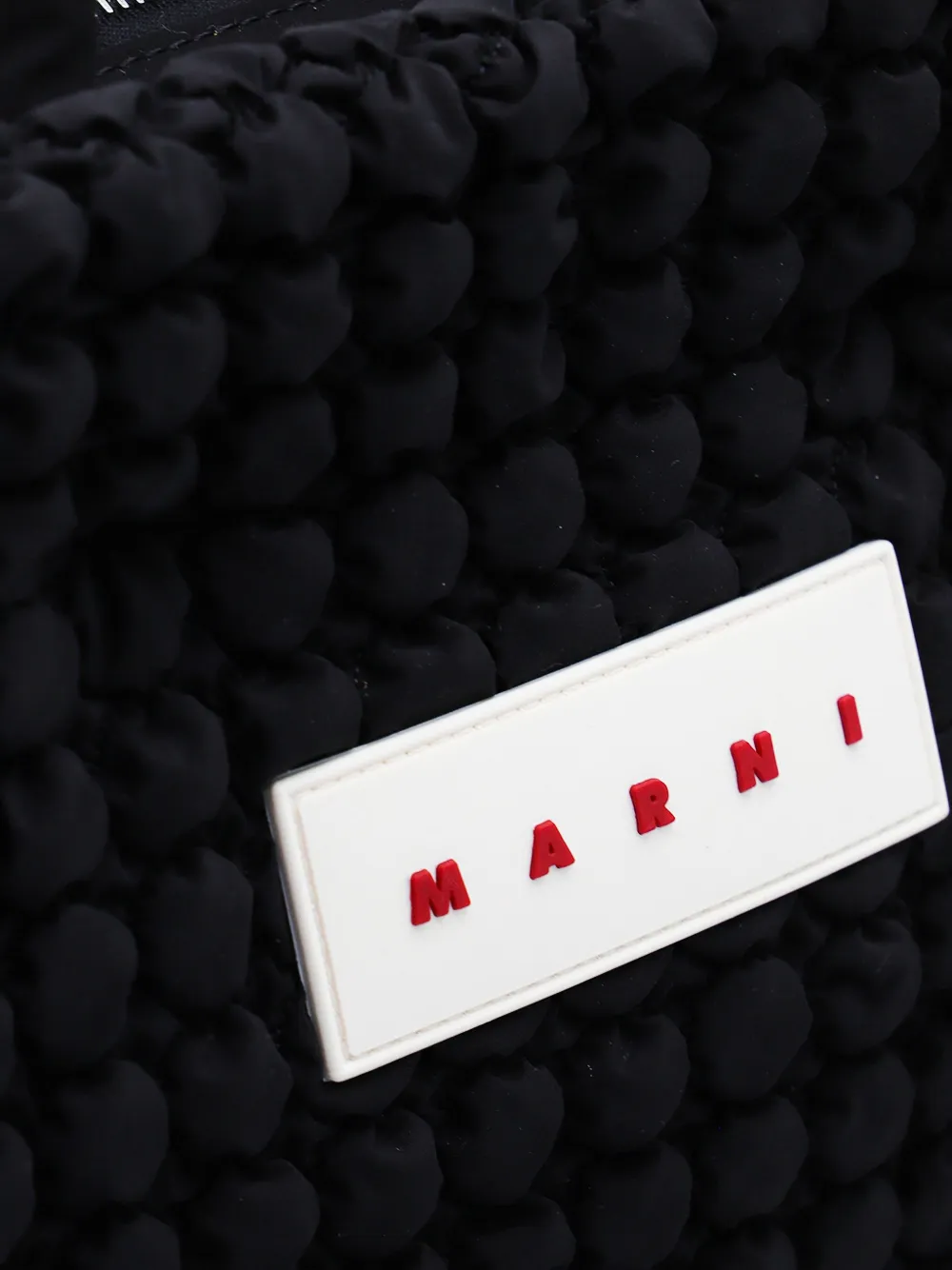 Marni padded-bubble tote bag Zwart