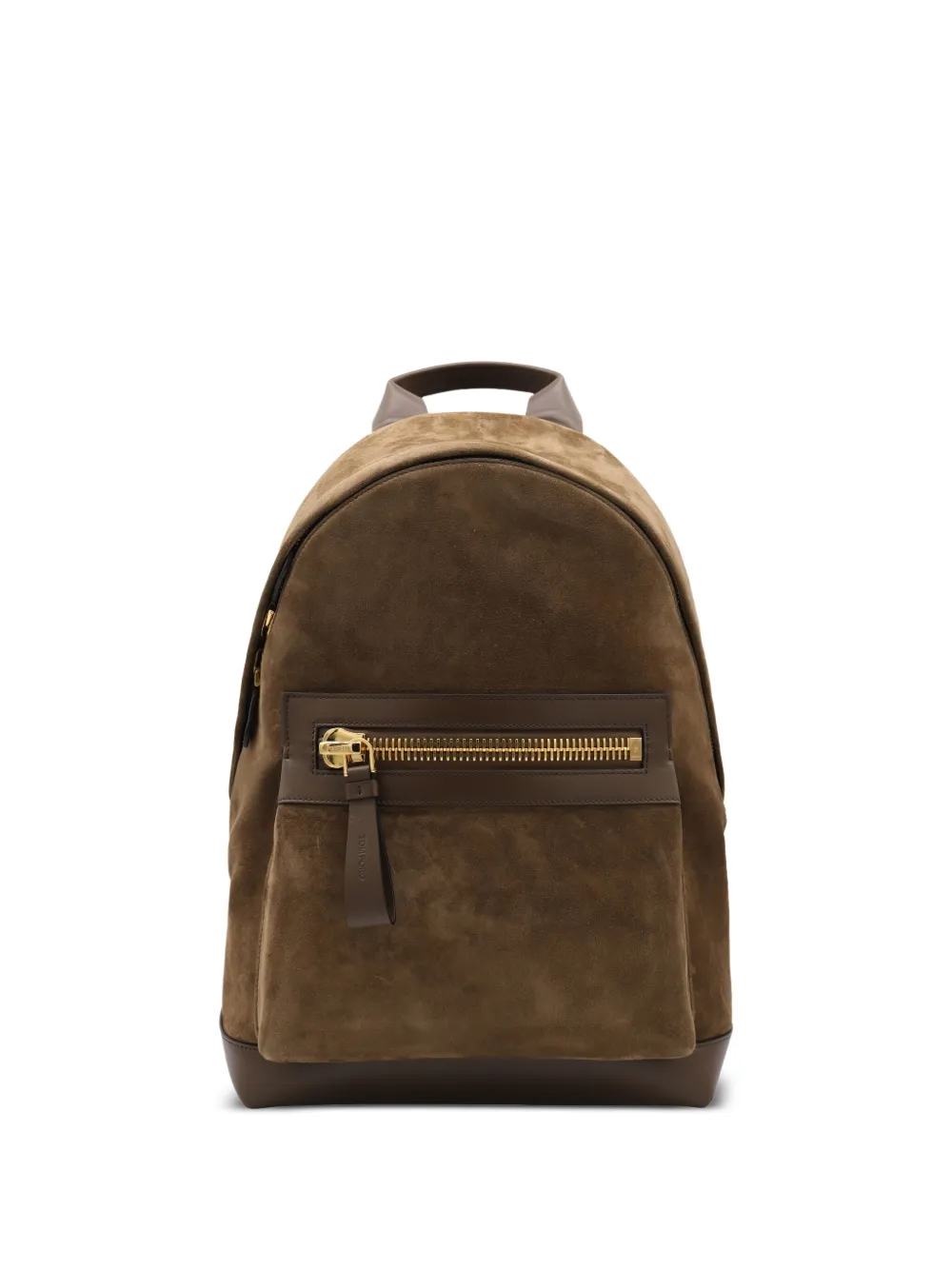 TOM FORD suede zip backpack Bruin