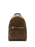 TOM FORD suede zip backpack - Brown