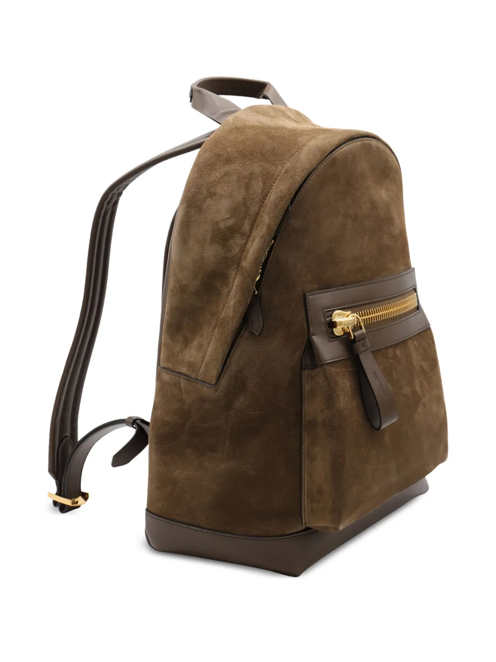 TOM FORD suede zip backpack Bruin