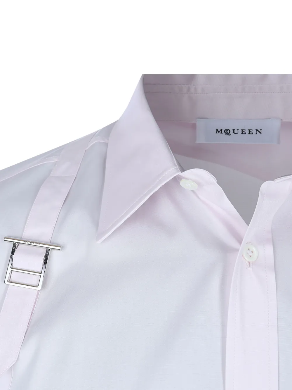 Alexander McQueen Harness long-sleeve shirt Roze