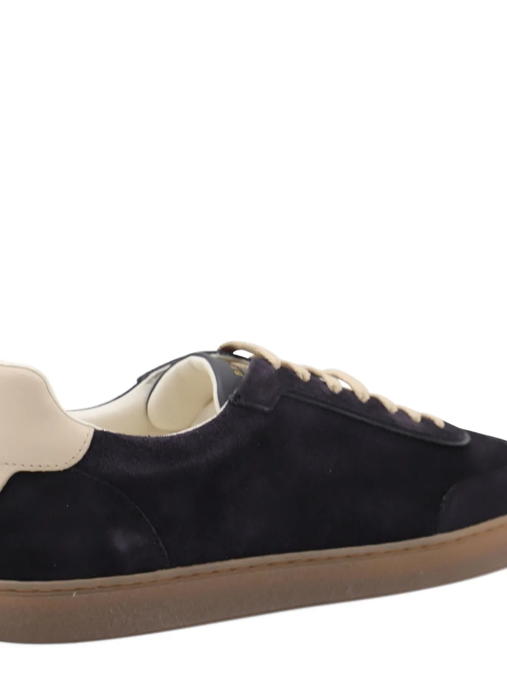 Brunello Cucinelli suede sneakers Blauw
