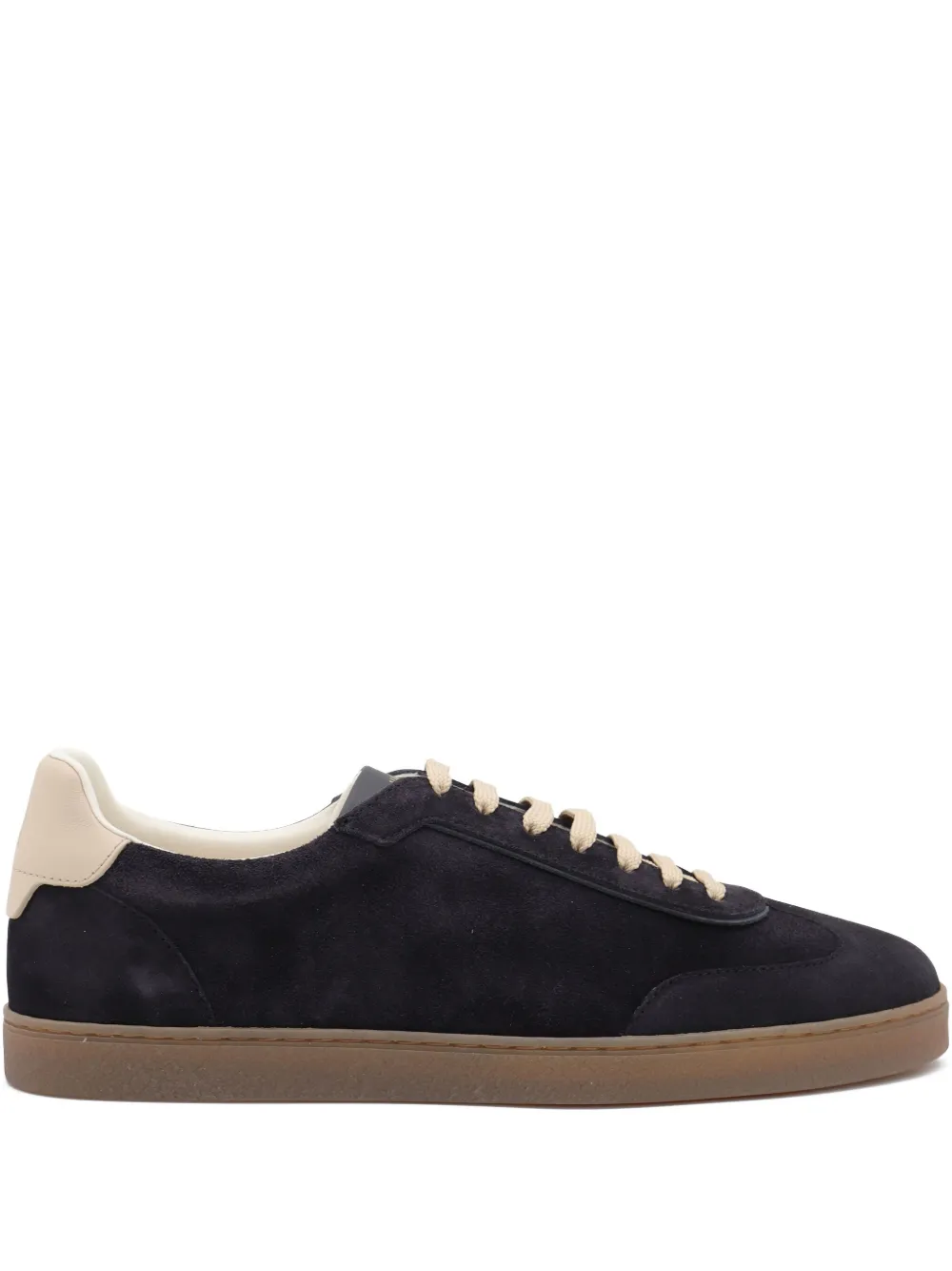 Brunello Cucinelli suede sneakers Blauw