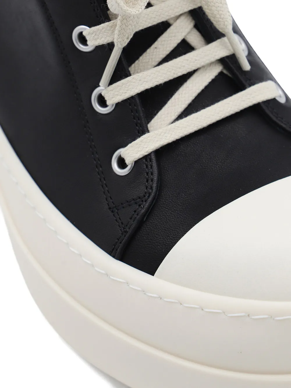 Rick Owens Lace-up Platform Sneakers In Black