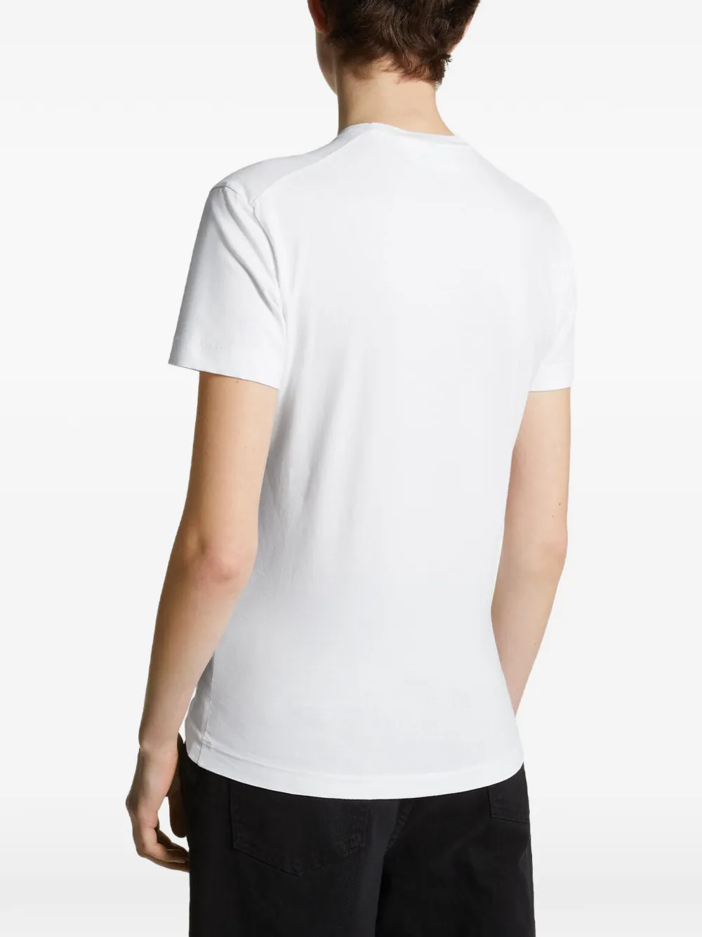 DSQUARED2 T-shirt met geborduurd logo Wit