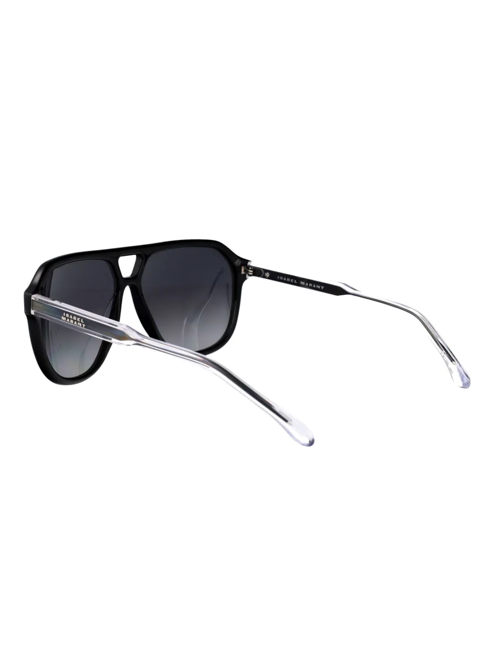 Isabel Marant Eyewear Aneya zonnebril met piloten montuur en acetaat Zwart