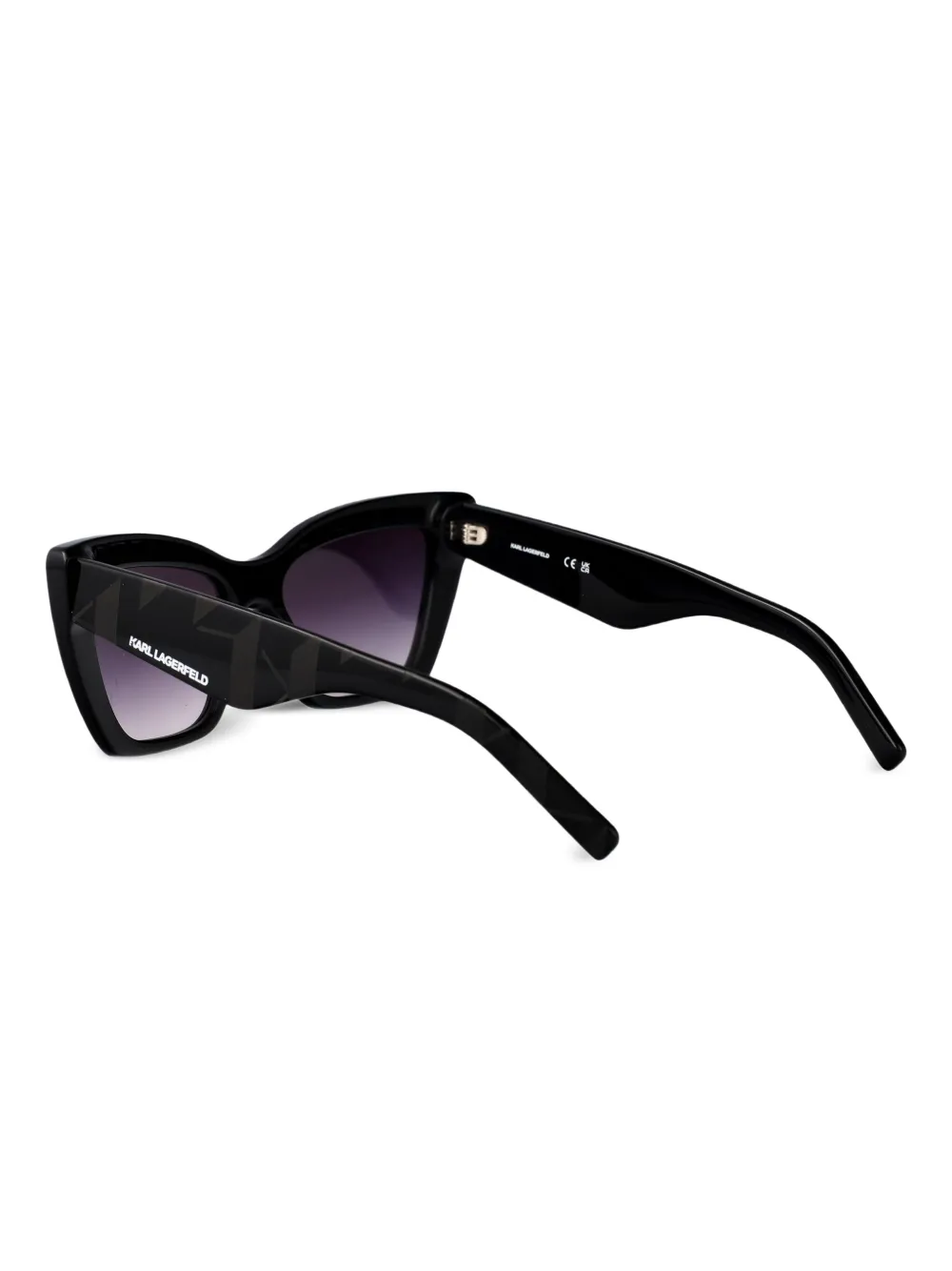  Karl Lagerfeld Cat-eye Frame Sunglasses - Black 