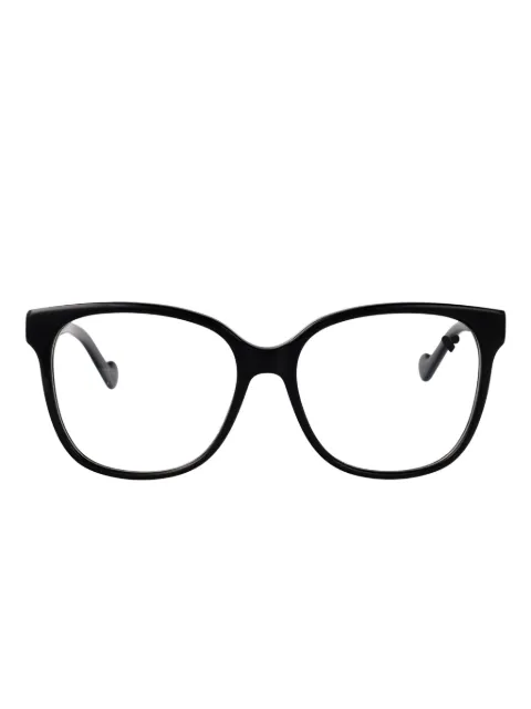 LIU JO heart-detail rectangle-frame glasses