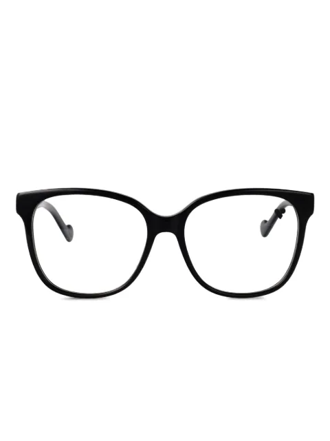 LIU JO heart-detail rectangle-frame glasses
