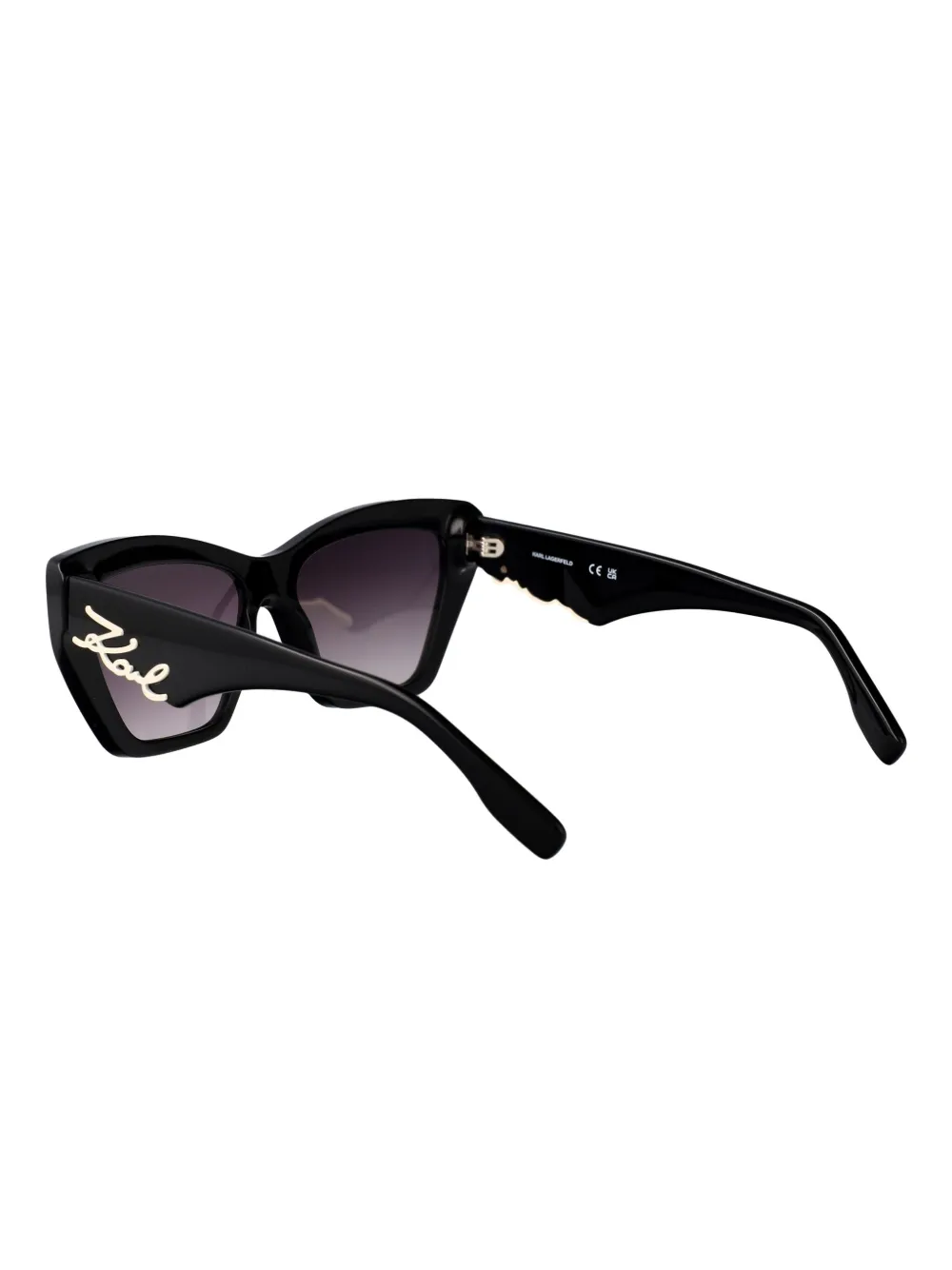 Karl Lagerfeld Zonnebril met cat-eye montuur Zwart