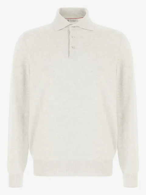 Brunello Cucinelli polo-neck cashmere sweater