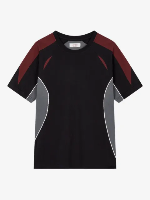 TOMBOY playera con diseño color block y paneles