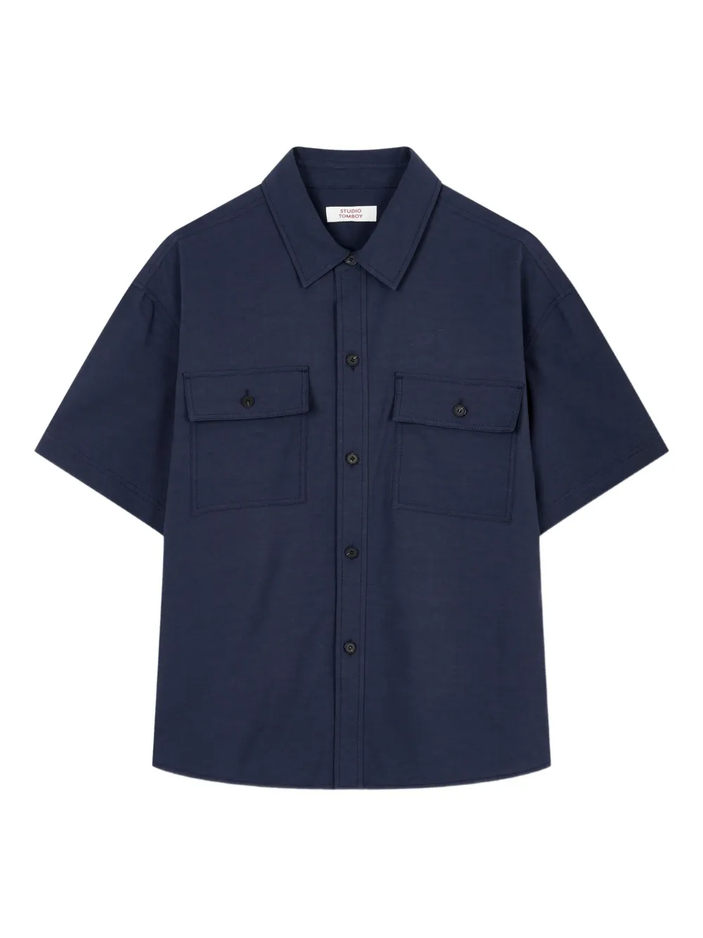 STUDIO TOMBOY Yoke shirt | Blue | Image 1