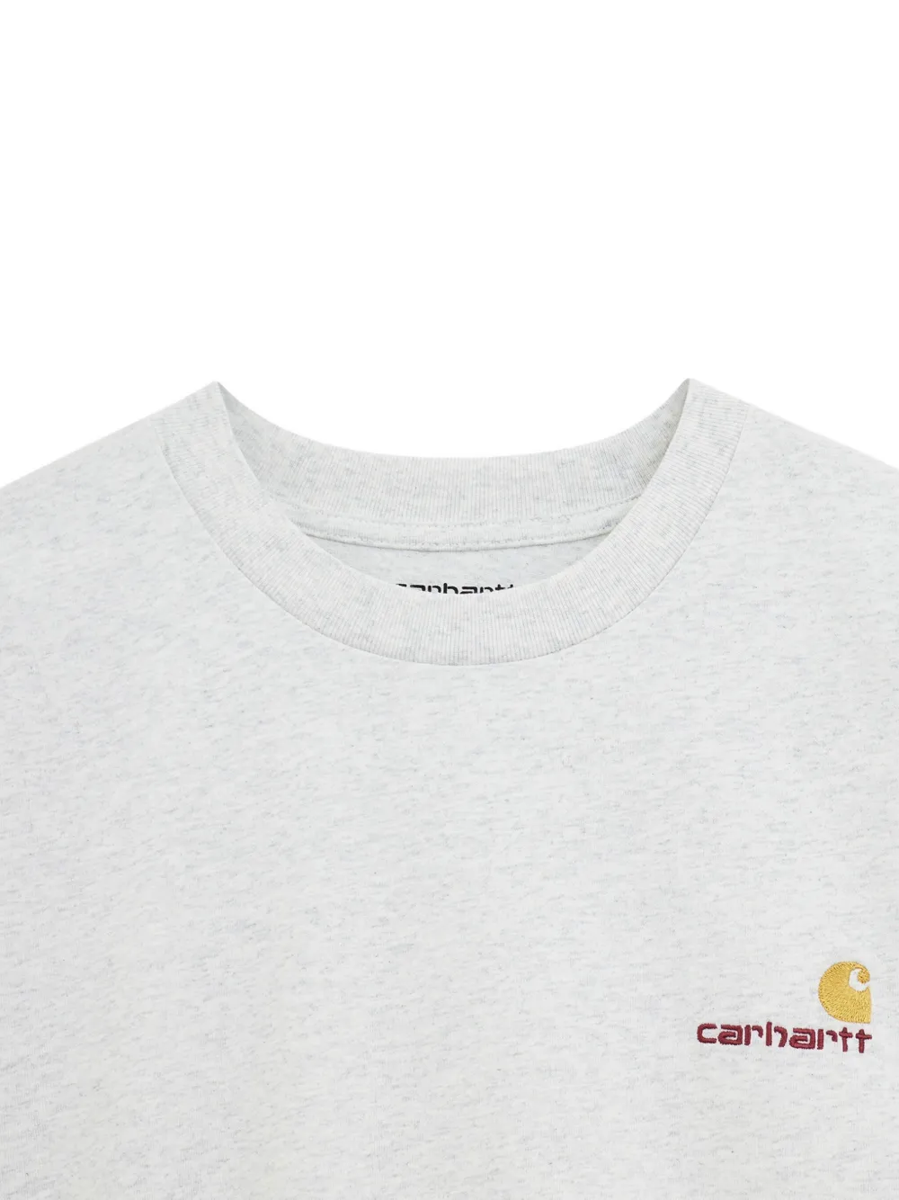 Carhartt WIP T-shirt met geborduurd logo Grijs