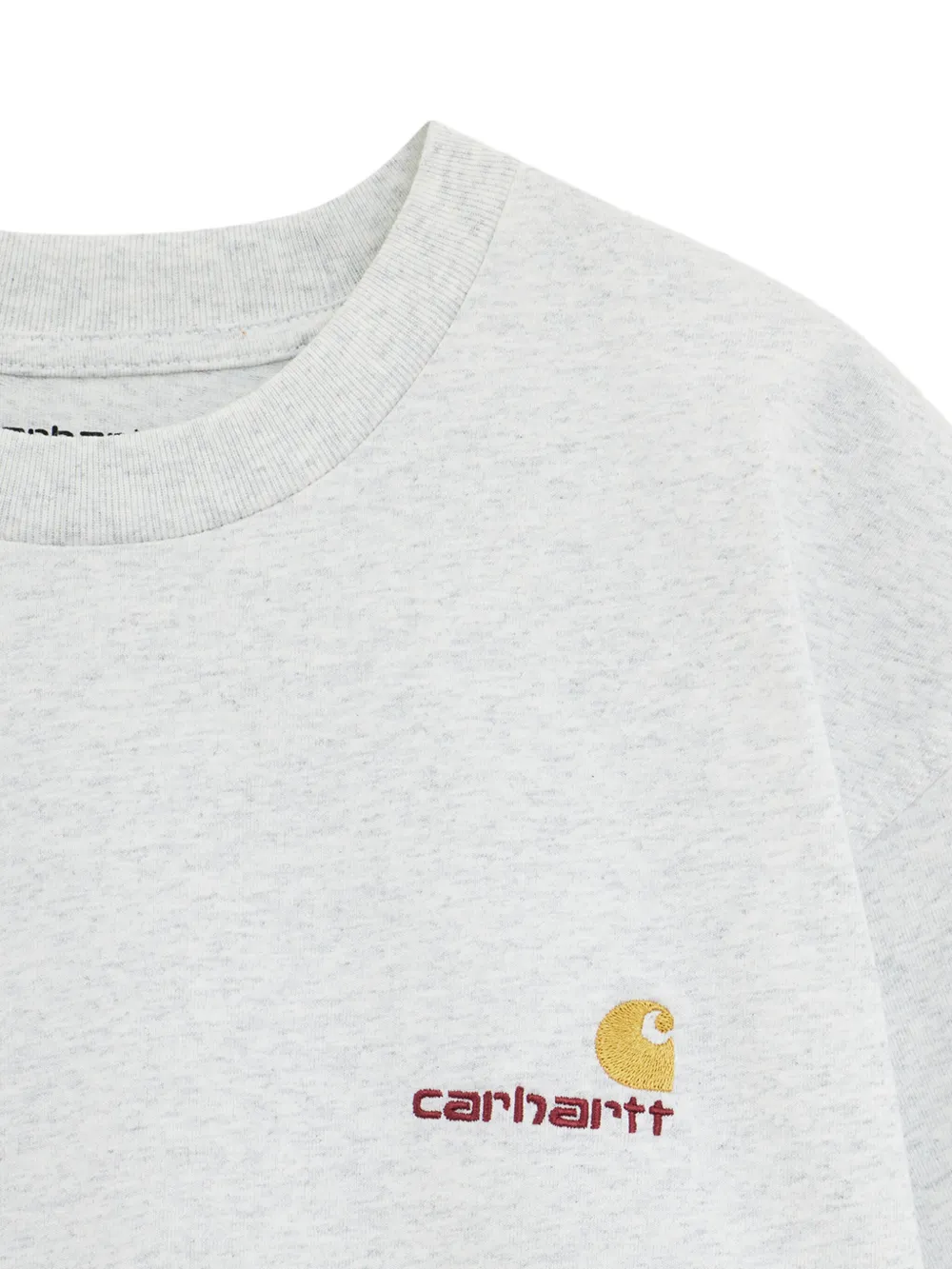 Carhartt WIP T-shirt met geborduurd logo Grijs