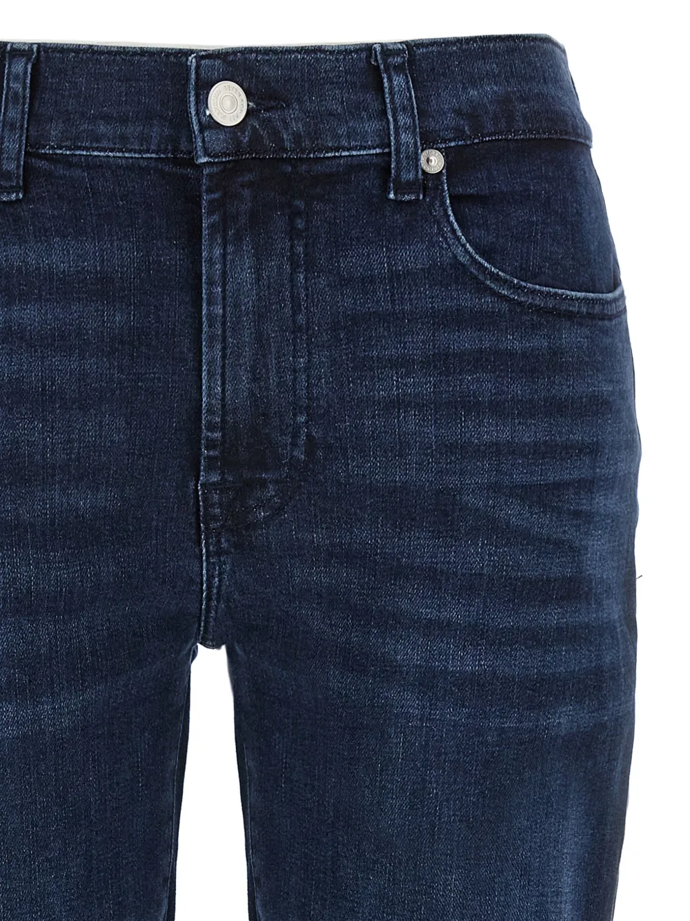 7 For All Mankind Stretch-katoenen jeans Blauw