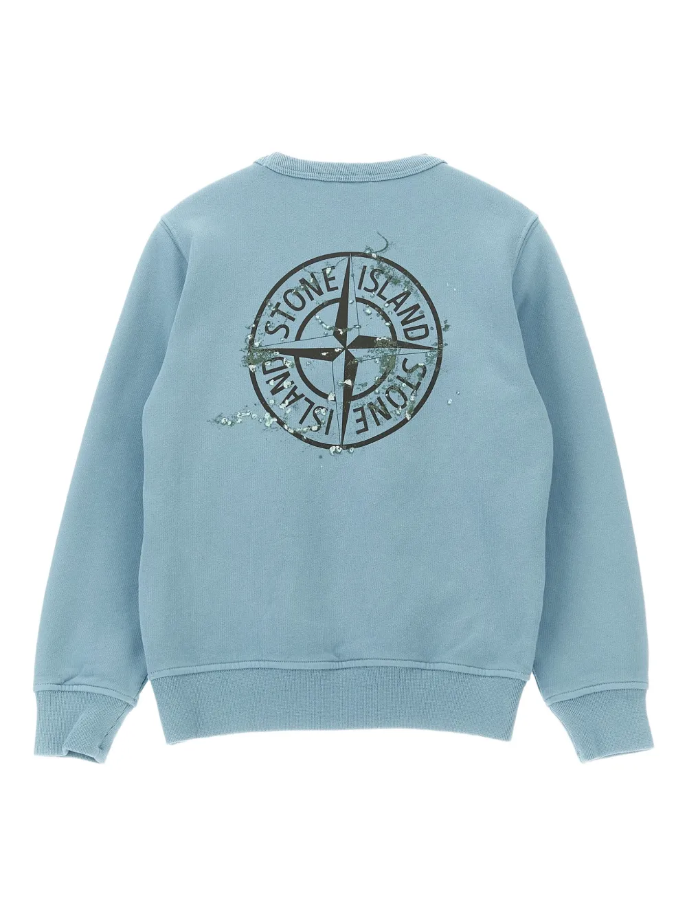 Stone Island Junior Sweater met Compass-logo Blauw
