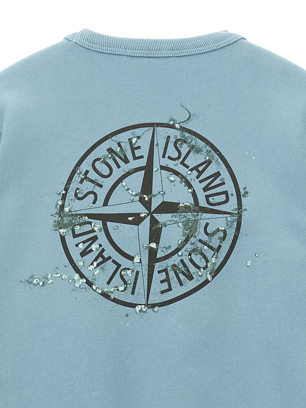Stone Island Junior Sweater met Compass-logo Blauw