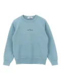 Stone Island Junior Compass-logo sweatshirt - Blue