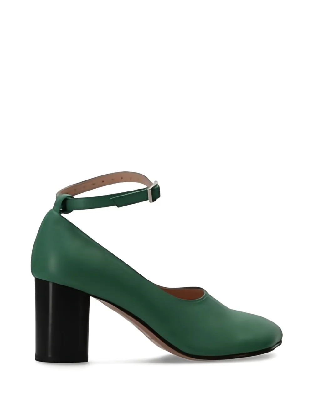  Niccolò Pasqualetti Block-heel Ankle-strap Pumps - Green 