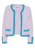 CHANEL Pre-Owned 1996 cashmere cardigan - Purple