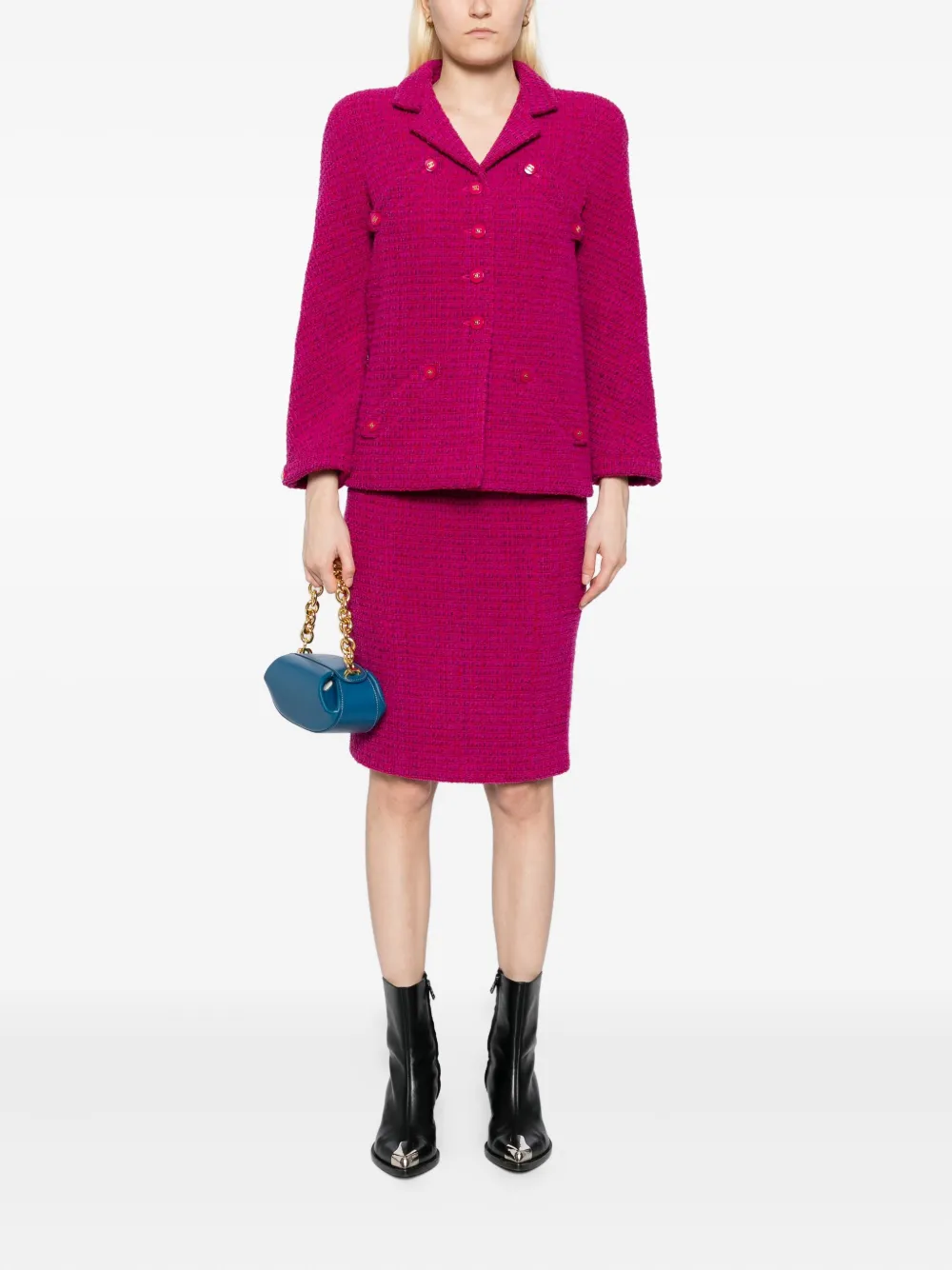 CHANEL Pre-Owned 1995 Setup Suit Jacket Skirt | Image 2