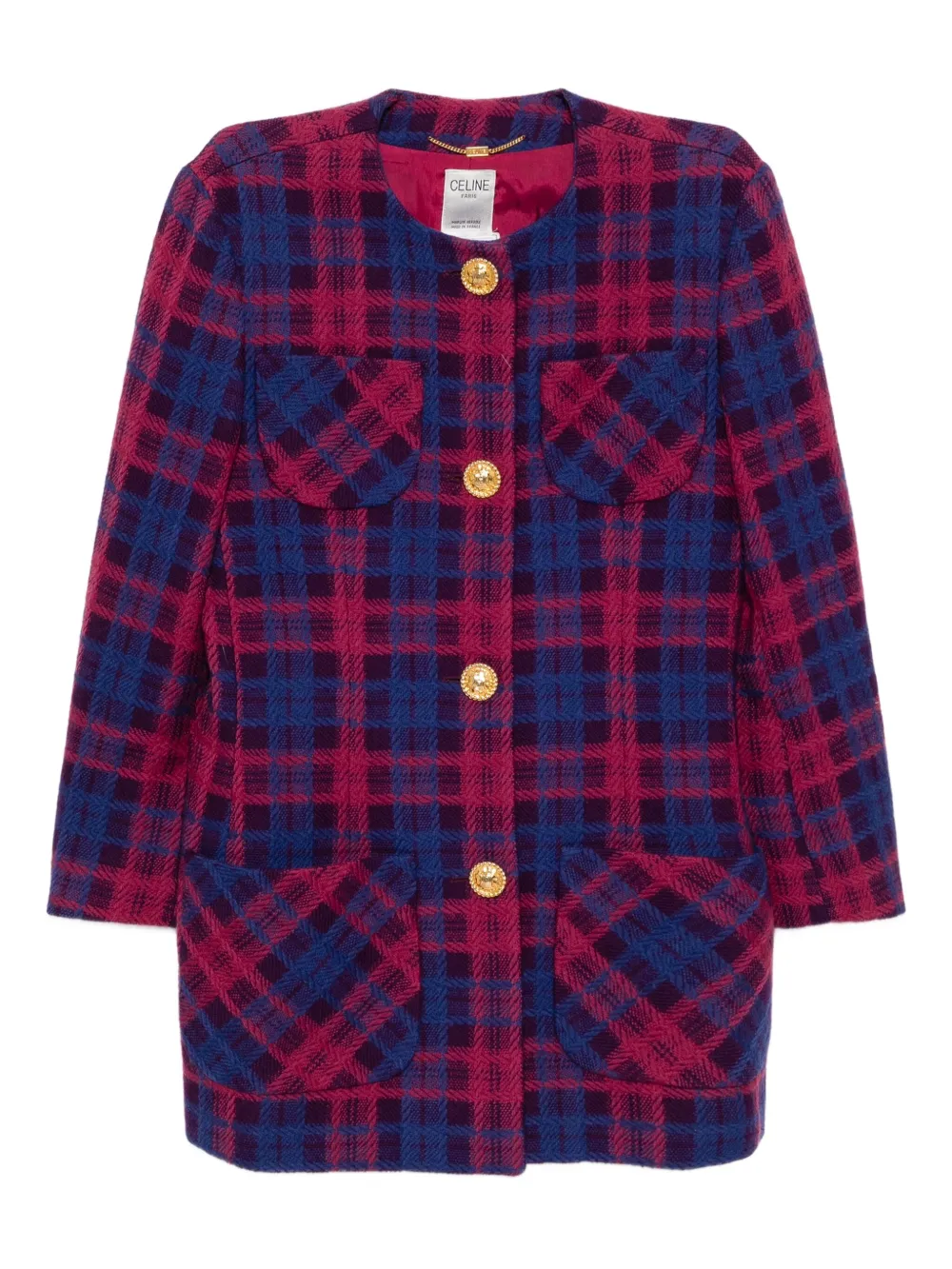 1990s plaid jacket
