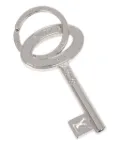 Louis Vuitton Pre-Owned 2017 Porte Cle travel keyring - Silver