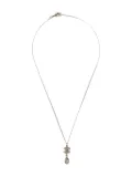 CHANEL Pre-Owned 2009 Crystal CC Pendant Necklace - Gold