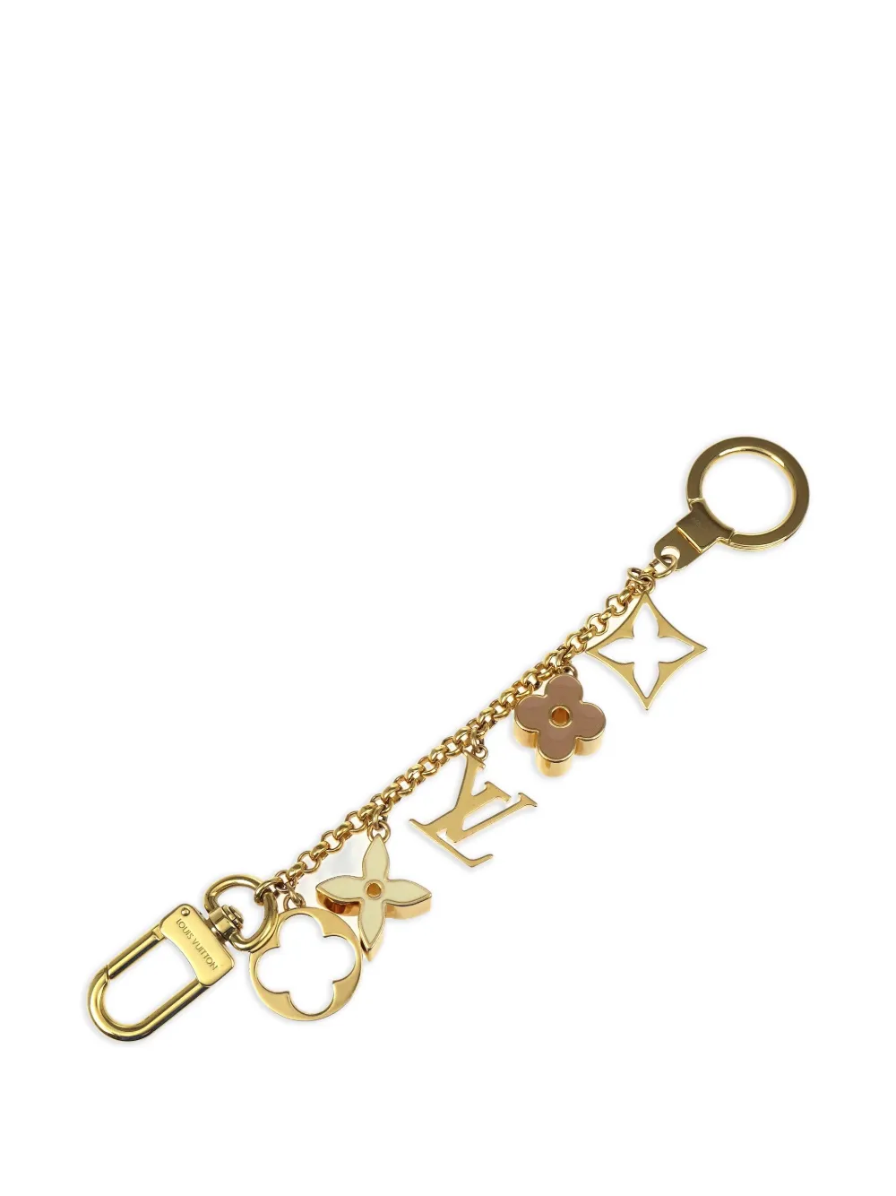 Louis Vuitton Pre-Owned 2016 Chain Fleur De Monogram bag charm | Gold | Image 1