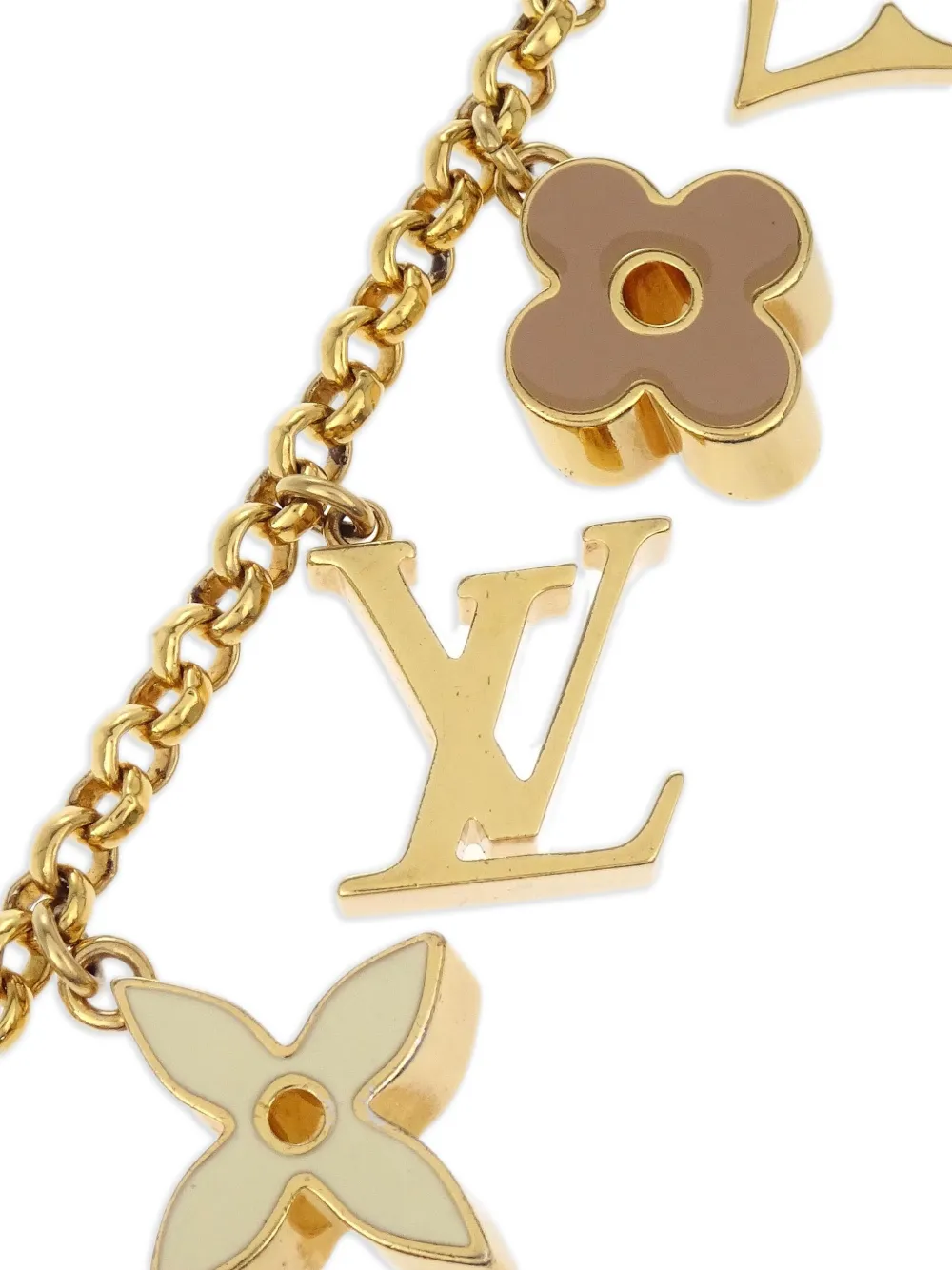 Louis Vuitton Pre-Owned 2016 Chain Fleur De Monogram bag charm | Image 2