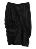 Rick Owens draped skirt - Black