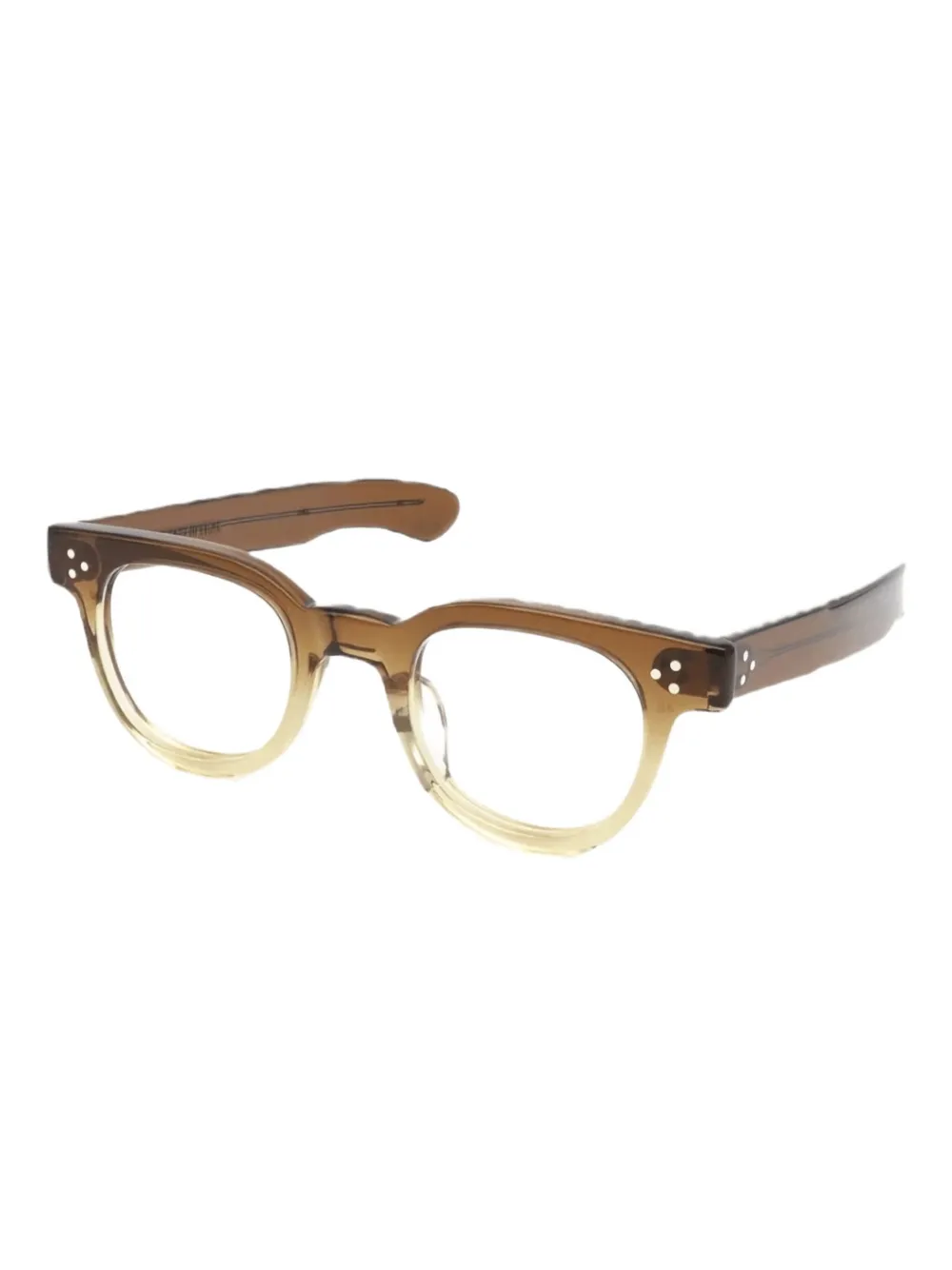 JULIUS TART OPTICAL ombré-effect round-frame glasses | Men | Image 2