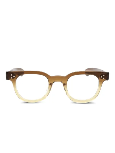 JULIUS TART OPTICAL lentes con armazón redonda y efecto sombreado
