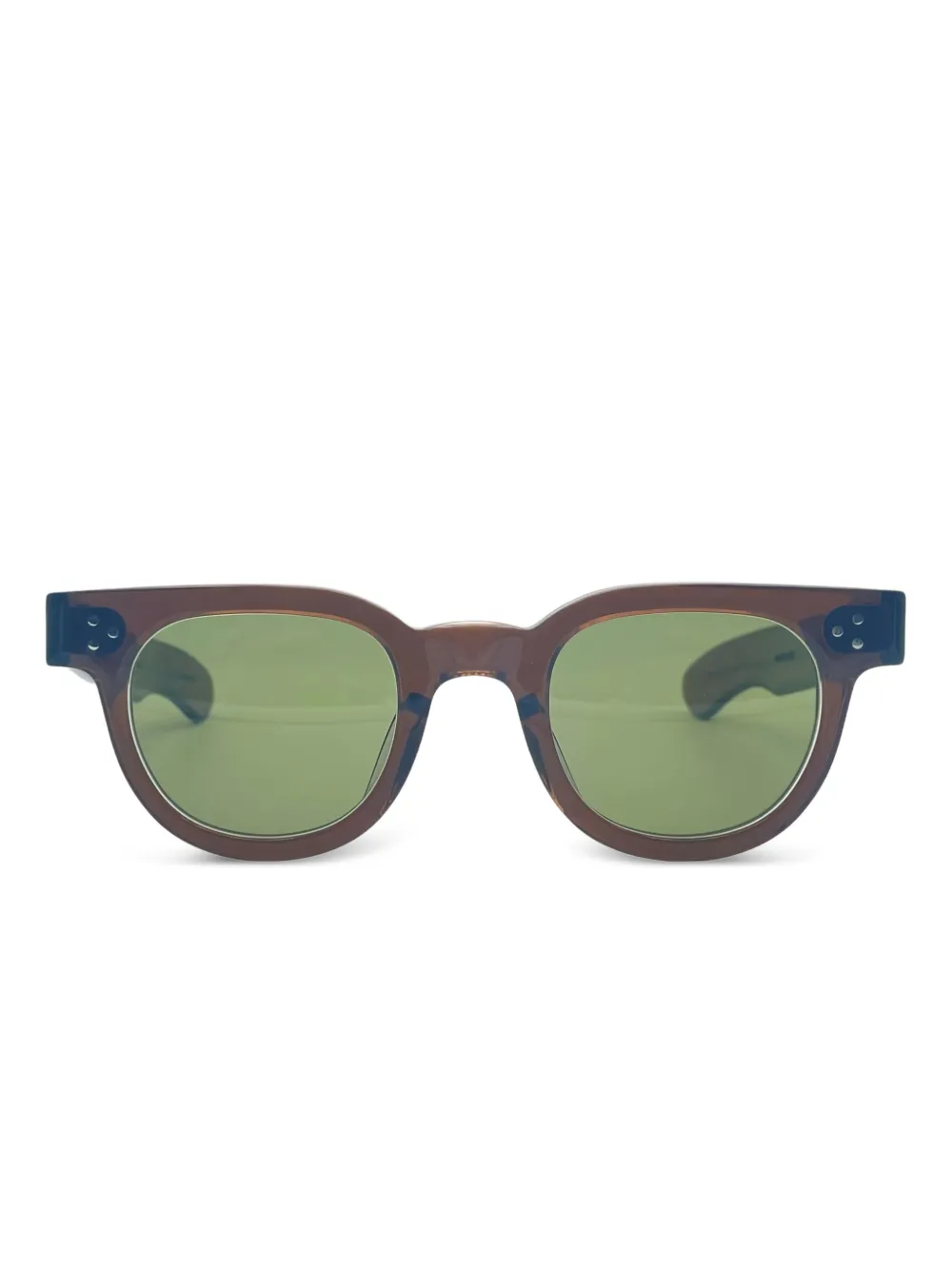 JULIUS TART OPTICAL round-frame sunglasses | Brown | Image 1